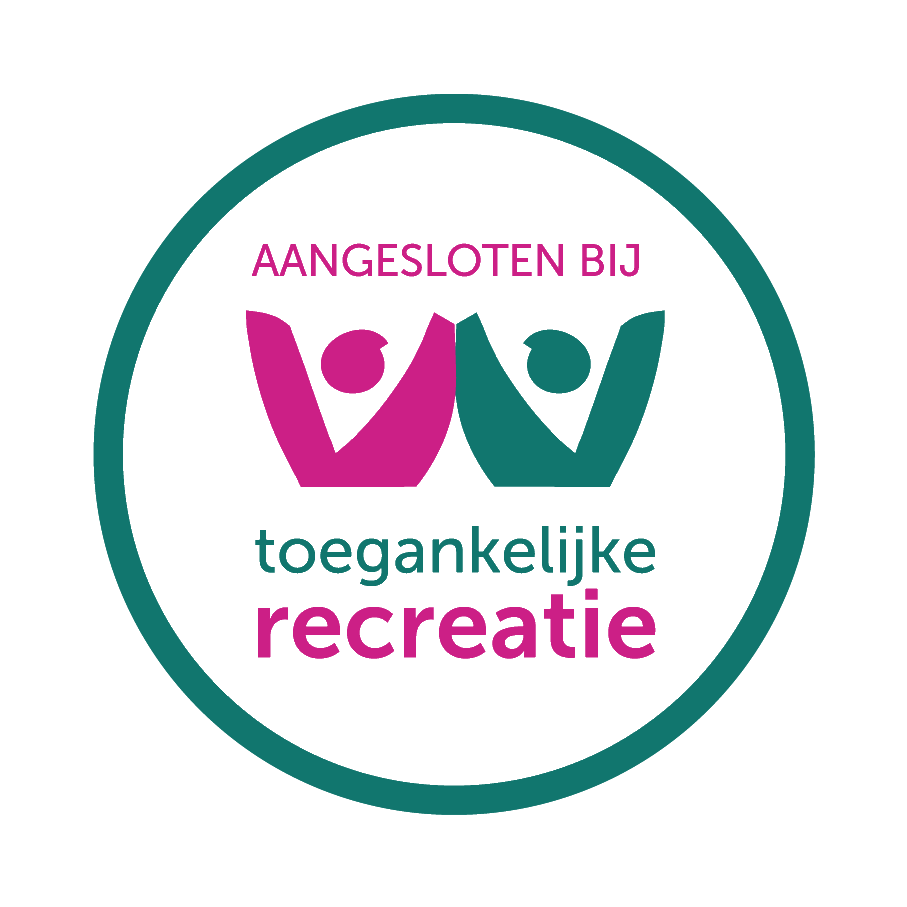 Het logo van toegankelijke recreatie